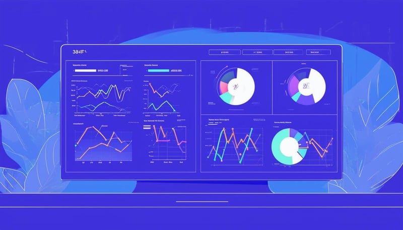 Image of Dashboard showing customer engagement graphs