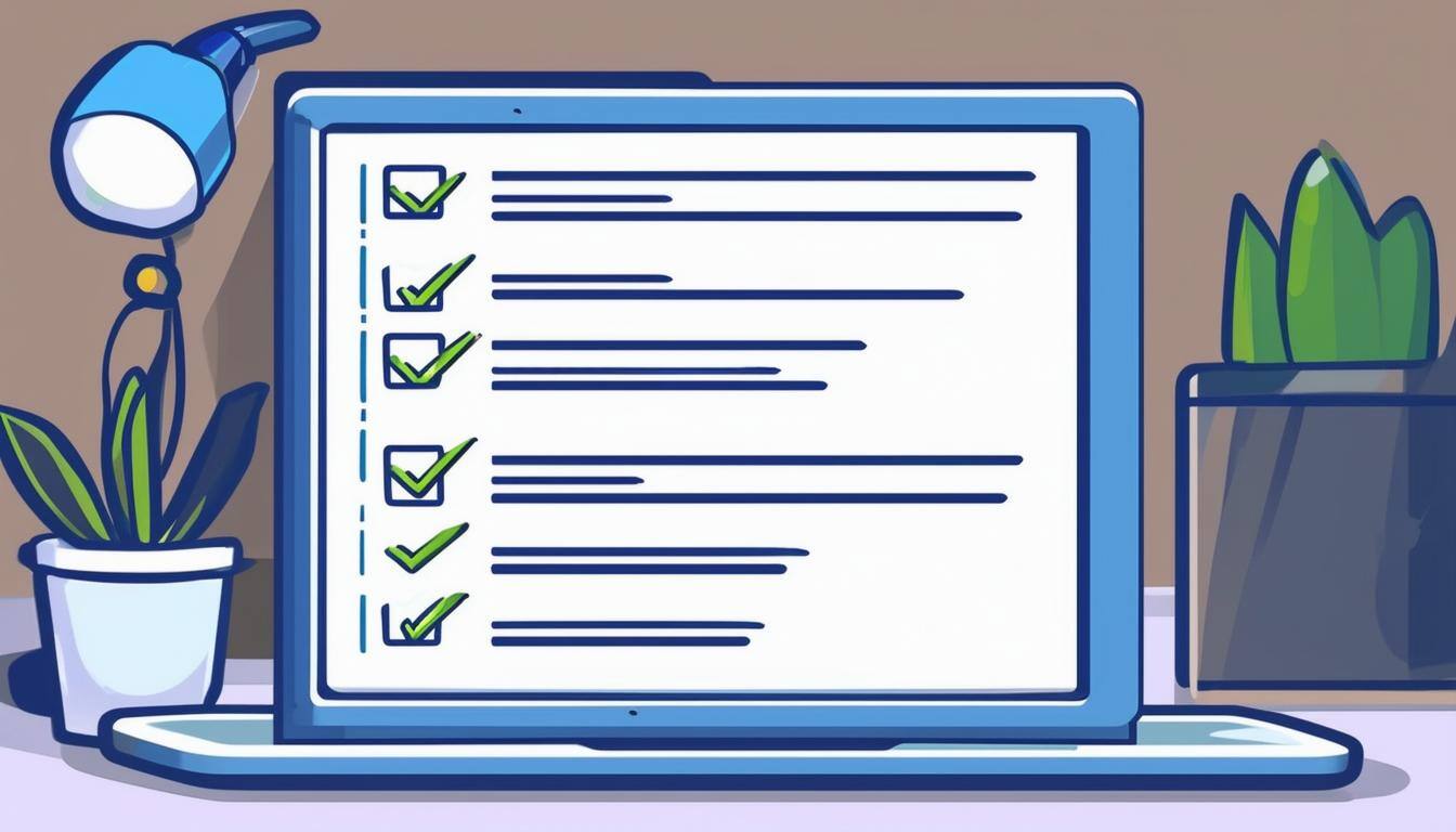 Image of a checklist with criteria for selecting a remote support service